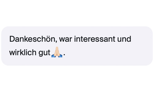 Kundenstimme nach Masterclass
