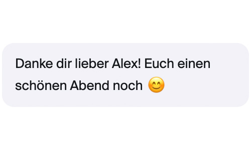 Das meinen Kunden zur Masterclass